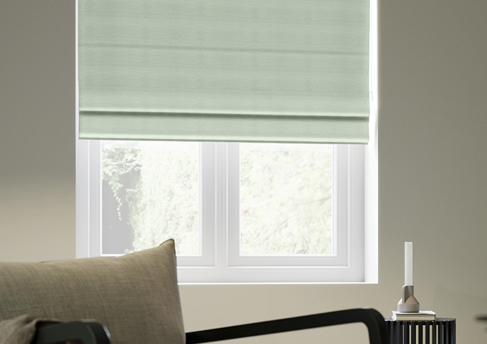 Shima Faux Silk, Moonstone - Roman Blind - Image 5